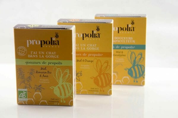 Gomme à la propolis