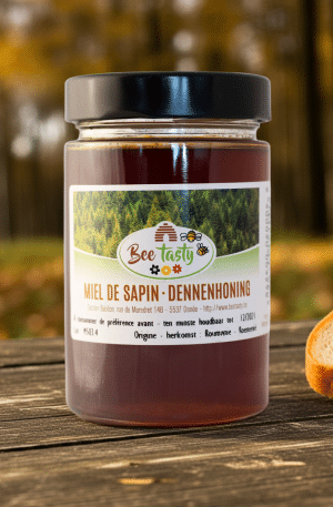 Pot de miel de sapin importé – Miel d’origine sélectionnée Beetasty