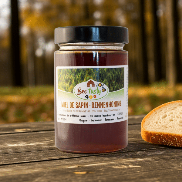 Pot de miel de sapin importé – Miel d’origine sélectionnée Beetasty