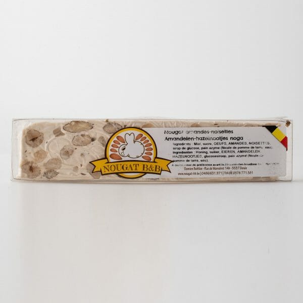 nougat belge artisanal amandes noisettes