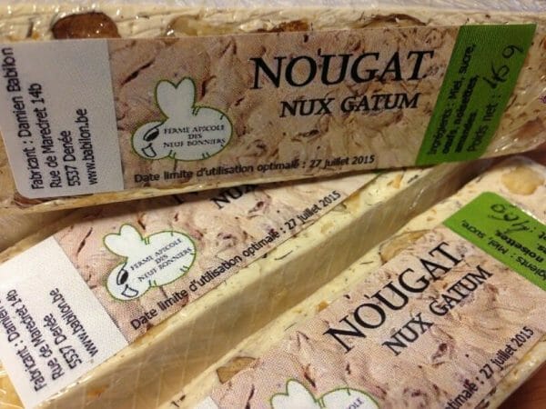 Nougat artisanal par 100g.