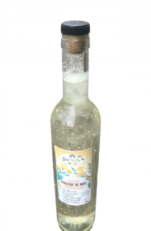 Bouteille de vinaigre de miel