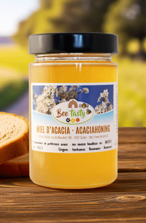 Pot de miel d'acacia importé – Miel d’origine sélectionnée Beetasty
