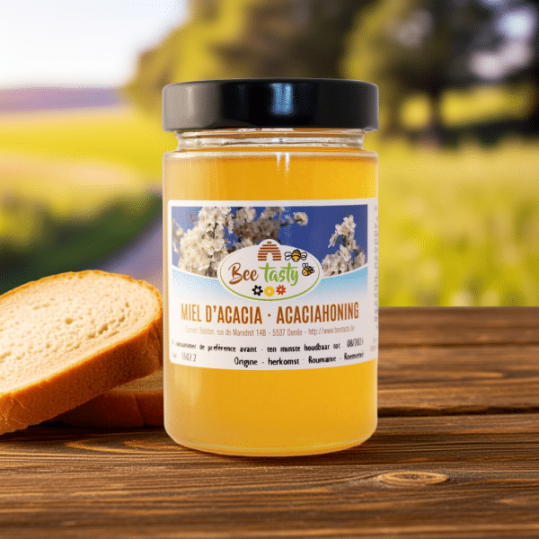 Pot de miel d'acacia importé – Miel d’origine sélectionnée Beetasty
