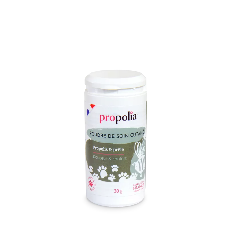 Poudre de soin cutané - Propolis & Prêle