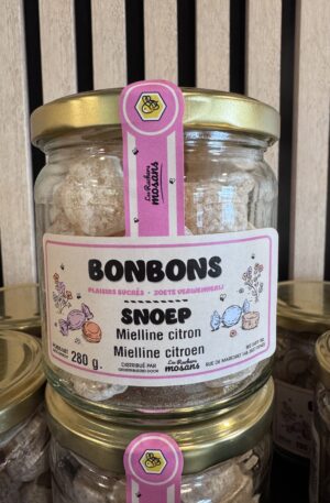 Bonbon fourré miel et citron